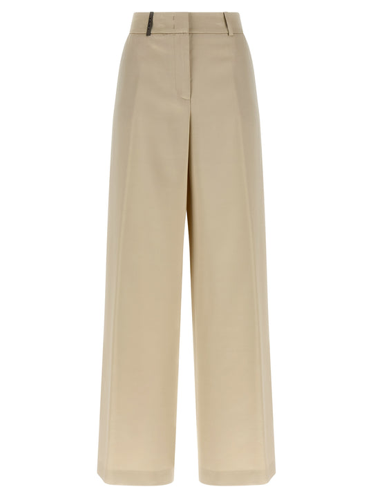 Palazzo Pantaloni Beige