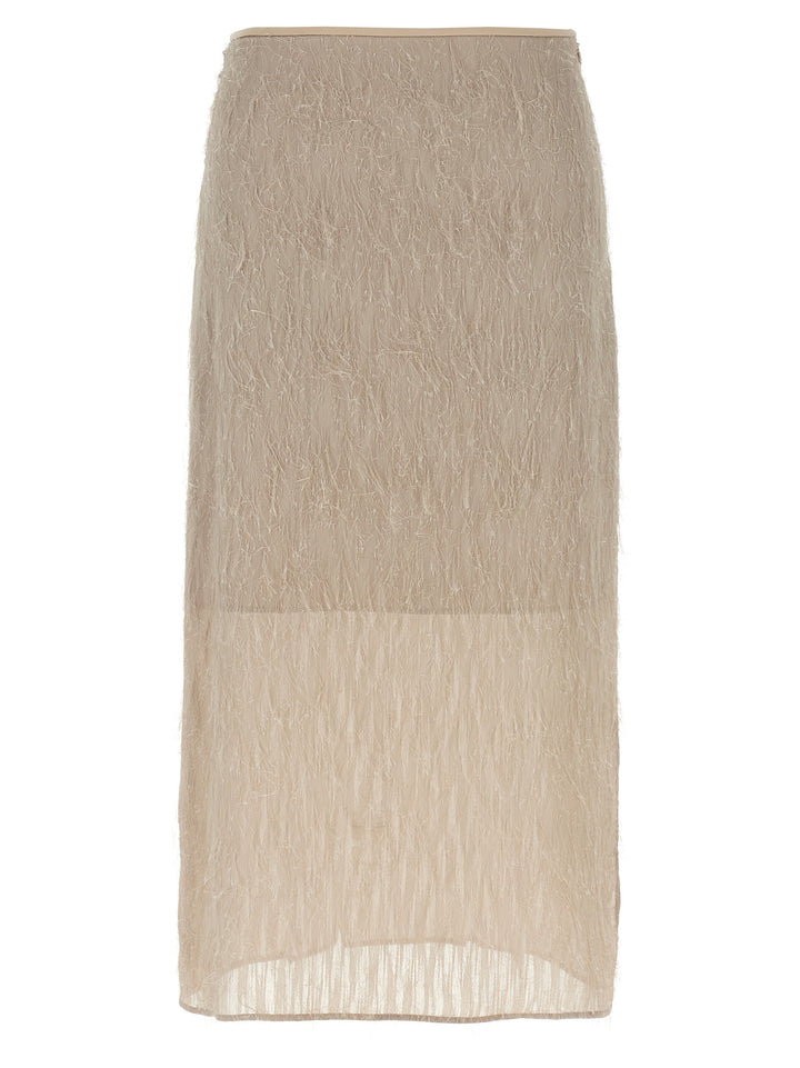 Peserico Fil Coupé Skirt Gonne - Grigio | eb80f03cd5f9f5704d6cbba72e46387d94b278e7