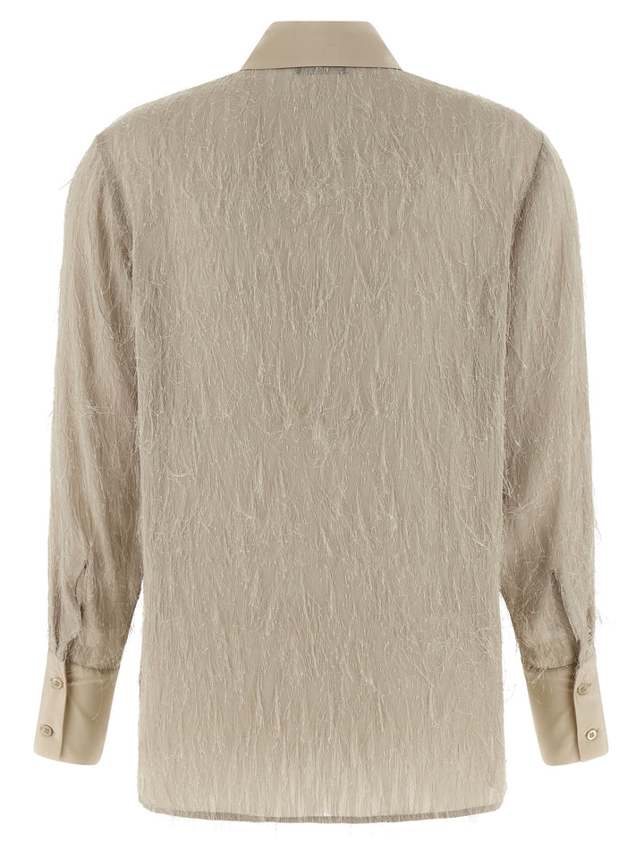 Peserico Fil Coupé Shirt Camicie - Beige | 65eeec9664a683fba1b9457f6b7319960e20357e