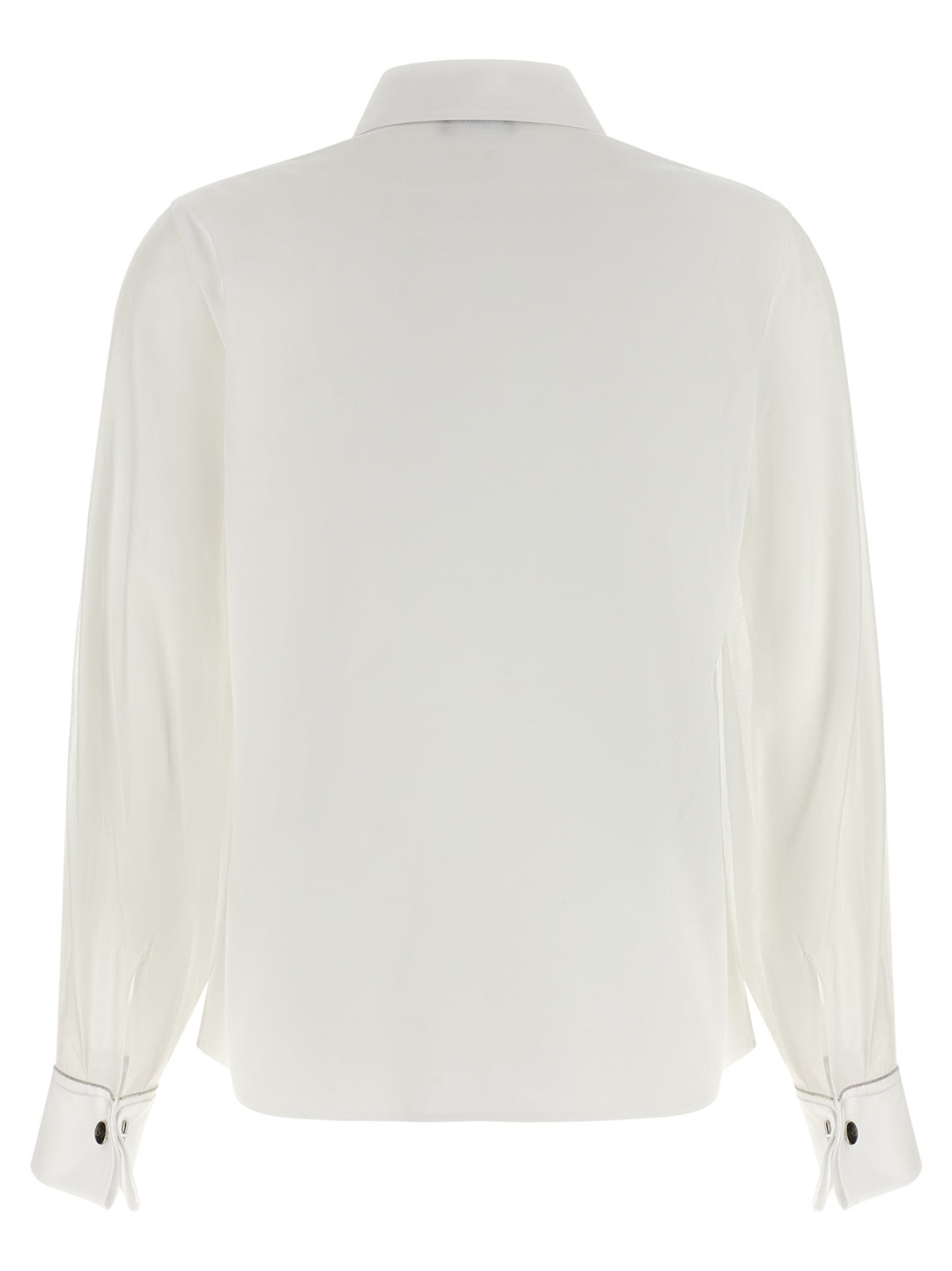 Peserico Stretch Cotton Shirt Camicie - Bianco | a4af029a0b32a270670271816b6cedaa5840adc1