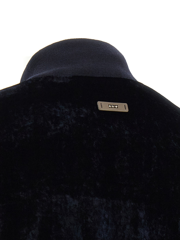 Peserico Bomber Felpe - Blu | 9e81a9e5a8d3f512b7443788339bcd2488bbcc78