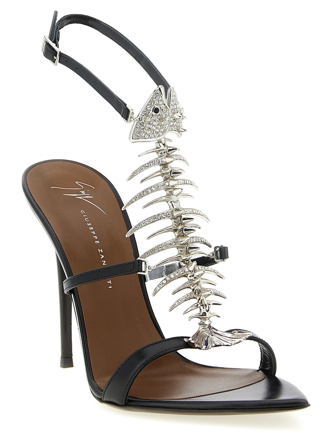 Giuseppe Zanotti Slim 2.0 Sandali - Nero | 92b6a92a9b9552af0e5e77f036db26fe60f41f03