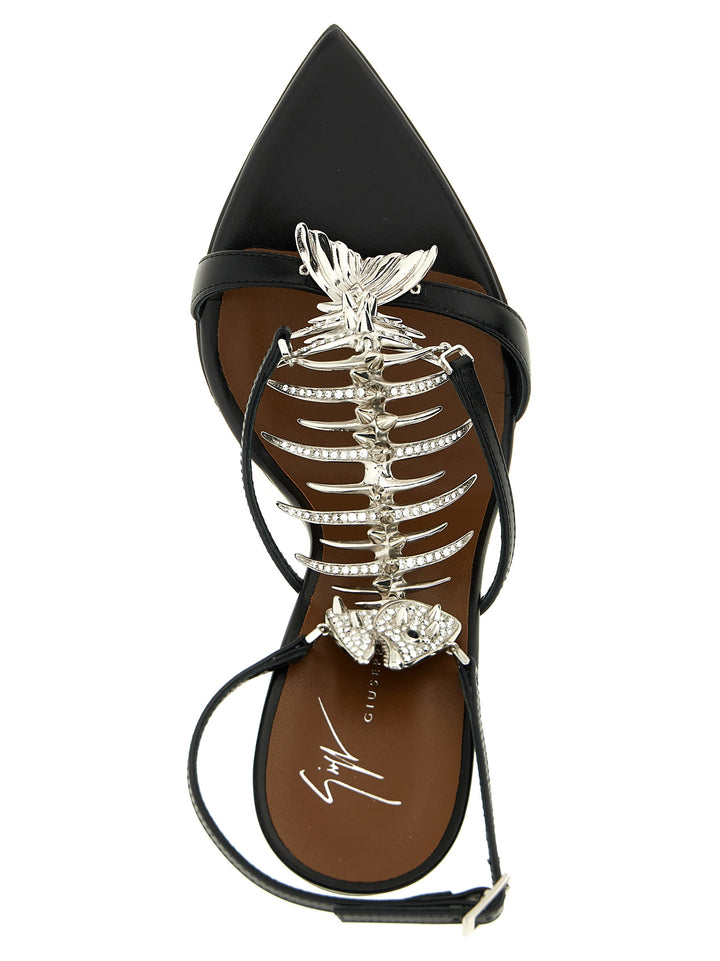 Giuseppe Zanotti Slim 2.0 Sandali - Nero | 319a3352d534c8c04b0696440f5f9b3dc85cd812