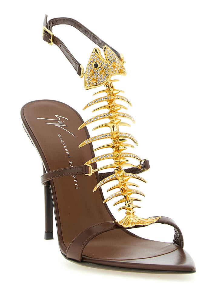 Giuseppe Zanotti Slim 2.0 Sandali - Marrone | 389d92af7f38d0c664f4467fe423e47fd2a82095