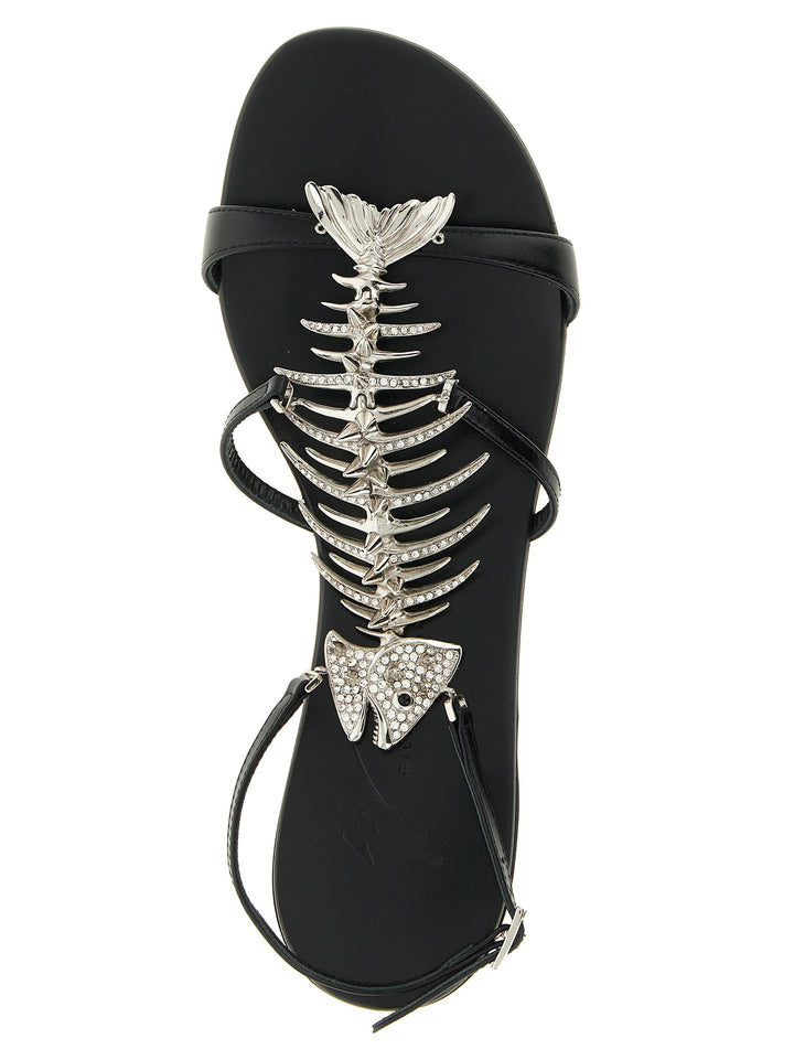 Giuseppe Zanotti Slim Sandali - Nero | 408307faf03dd3e0dcdf885ff08495aa560bd007