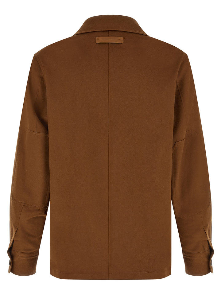 Zegna Oasis Cashmere Overshirt Camicie - Marrone | c09de54a10205adcf5ab4be50195146bbb828c9a