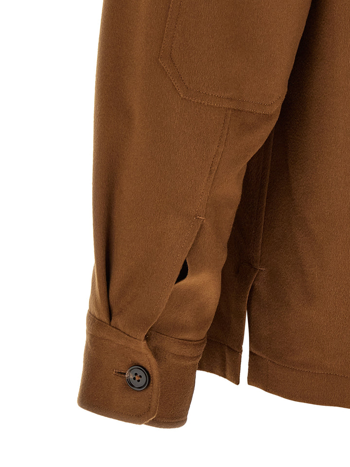 Zegna Oasis Cashmere Overshirt Camicie - Marrone | bb1ff6149b6a44576bfea877a0d8cb6f1f2a3851