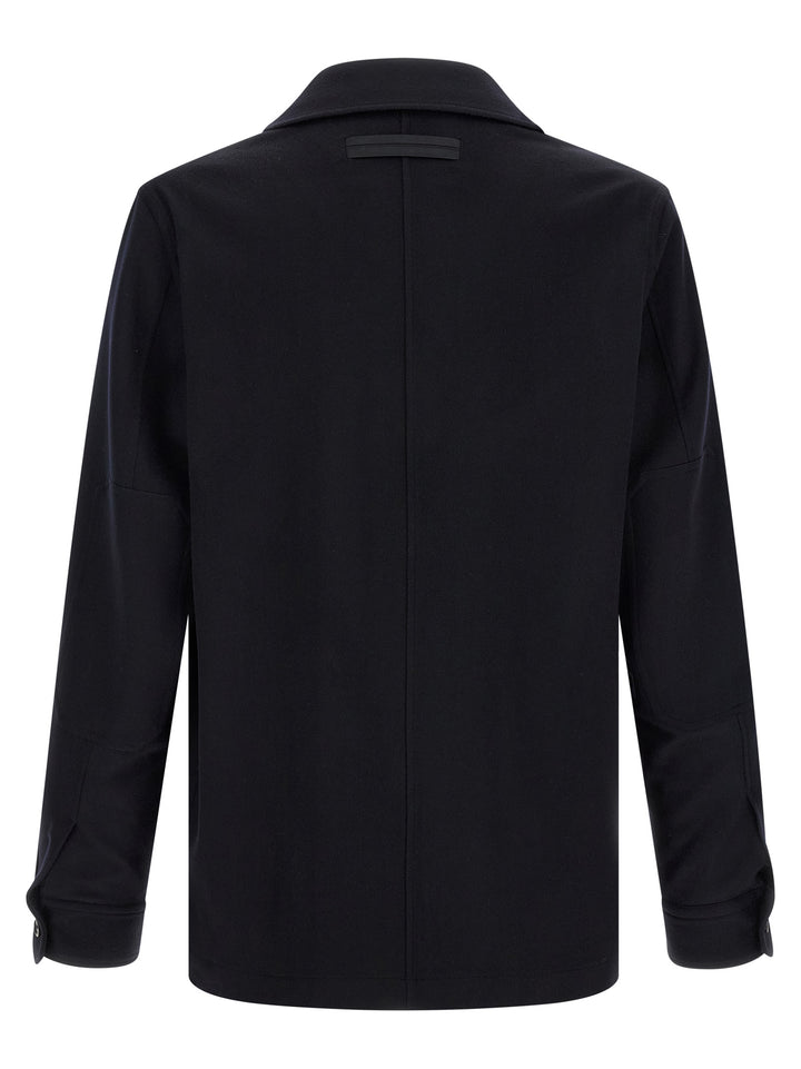 Zegna Oasis Cashmere Overshirt Camicie - Blu | 9f234d24672ded6ff6cf61e876dfa2807f754493
