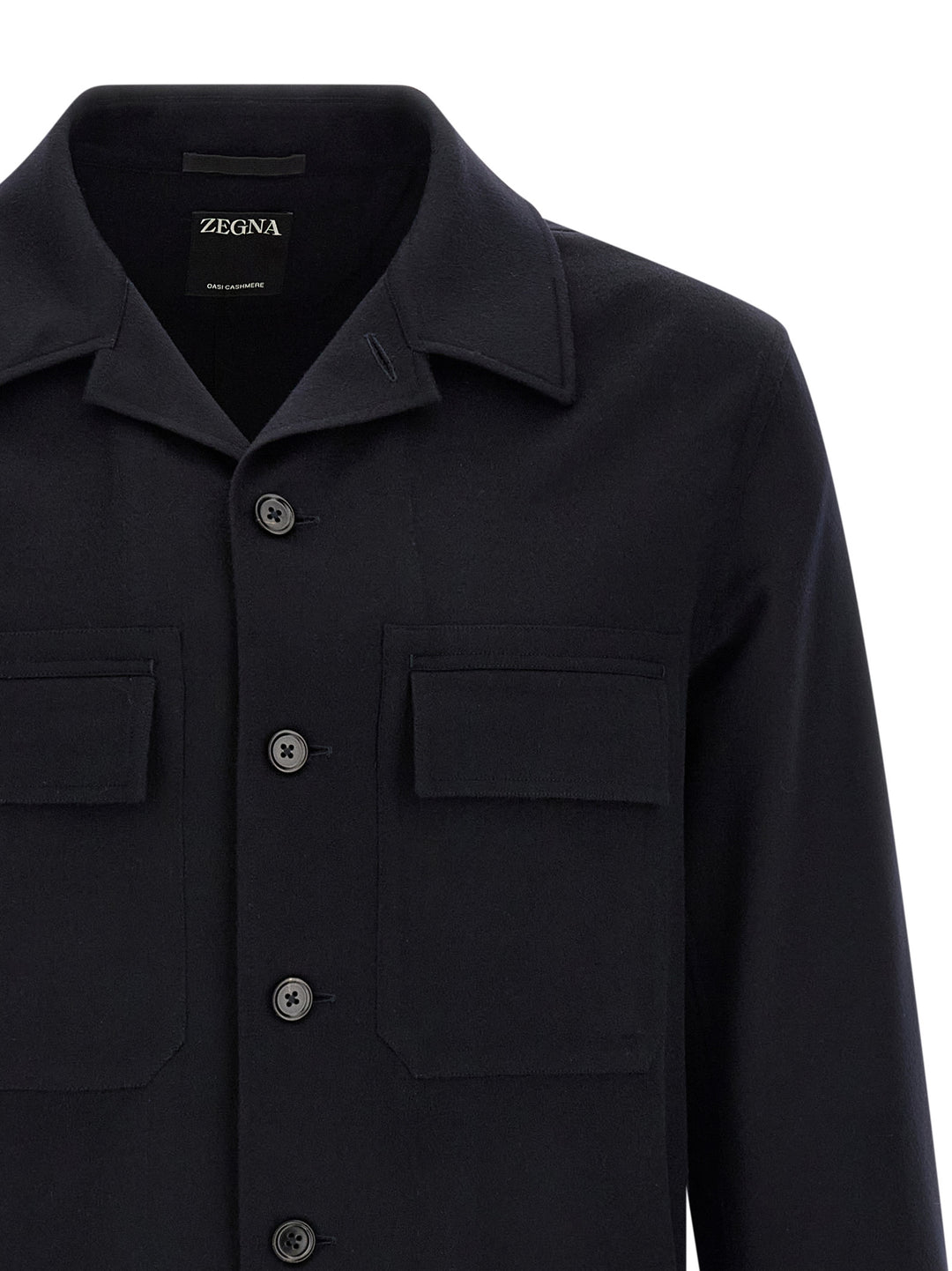 Zegna Oasis Cashmere Overshirt Camicie - Blu | f36538f8b2d26a60dd226264e788501314ee40ea