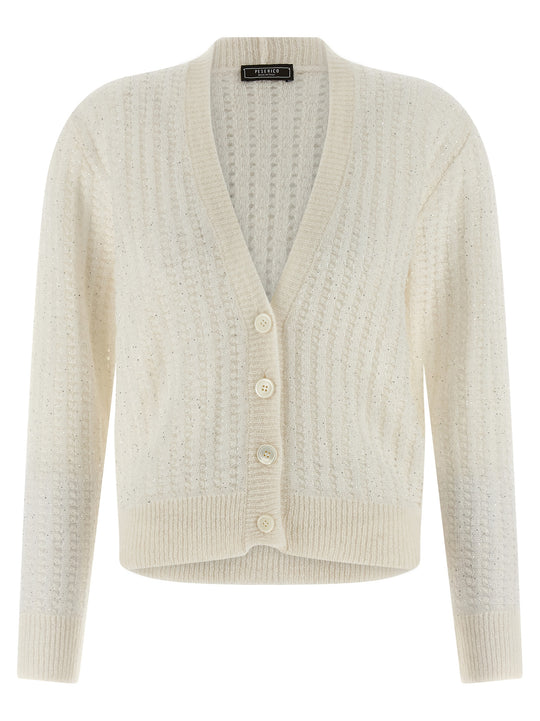 Tricot Cardigan Maglioni Bianco