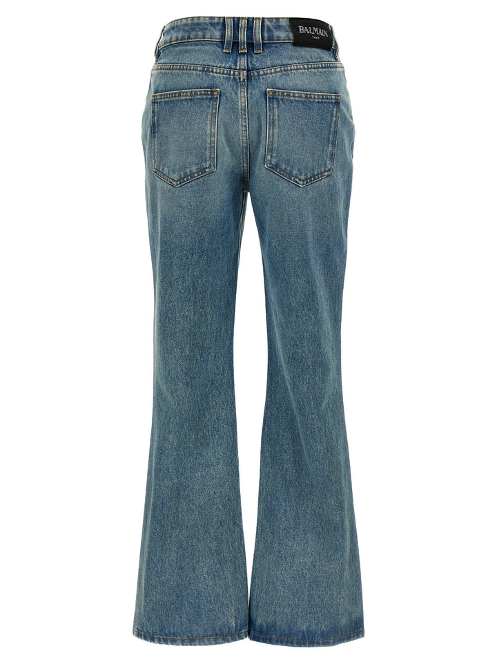 Balmain Flare Jeans - Blu | 5197f8a1b8153f9681a686d3d561abb1773d6812