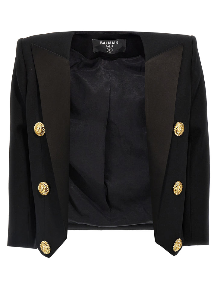Balmain Blazer Spencer BlazerS - Nero | 9a712500bfdd351b0e0d83d9c406b24ef68253c3