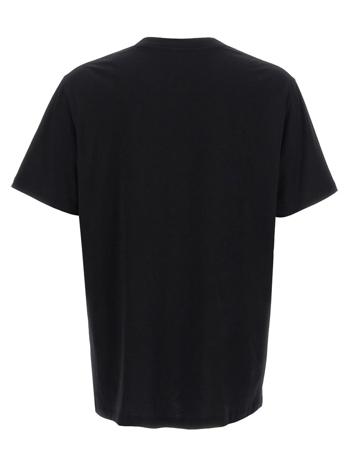 Balmain Velvet Logo T shirt - Bianco/Nero | a1c9a2e46f3bda7038c2f23ad8db1a3d020b1cd9