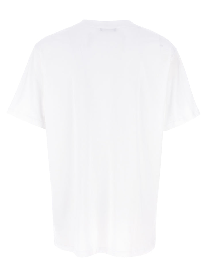 Balmain Velvet Logo T shirt - Bianco/Nero | bb426456c42996b8d3f45fefe28e8c7e104bb946