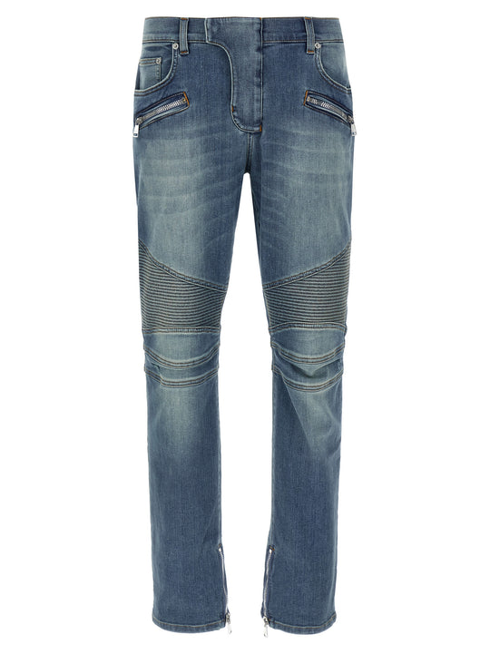 Biker Jeans Blu
