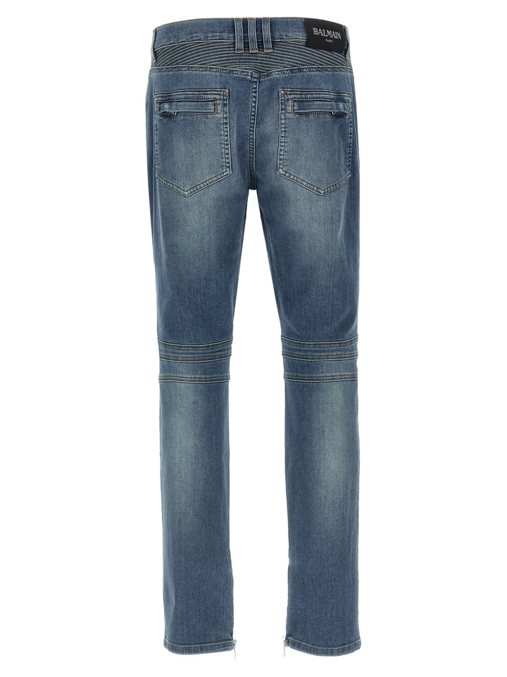 Balmain Biker Jeans - Blu | 4aab507fc59f40a68cf44a0cbebfdb336f2a231f
