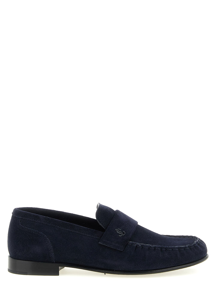 Jimmy Choo Ellis Mocassini - Blu | 1e32011825080551ce25a2fa73b2458061da53e1