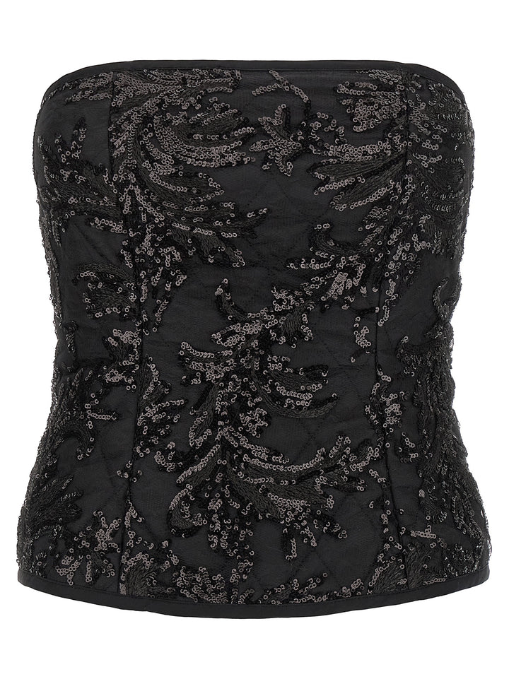 Le Twins Elodie Top - Nero | 677ee4253767f9e00837967b635a45381e6878df