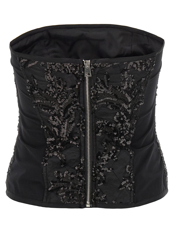 Le Twins Elodie Top - Nero | f576a02ffa8fc7ded5f5d52ca760cd1f56a662d2