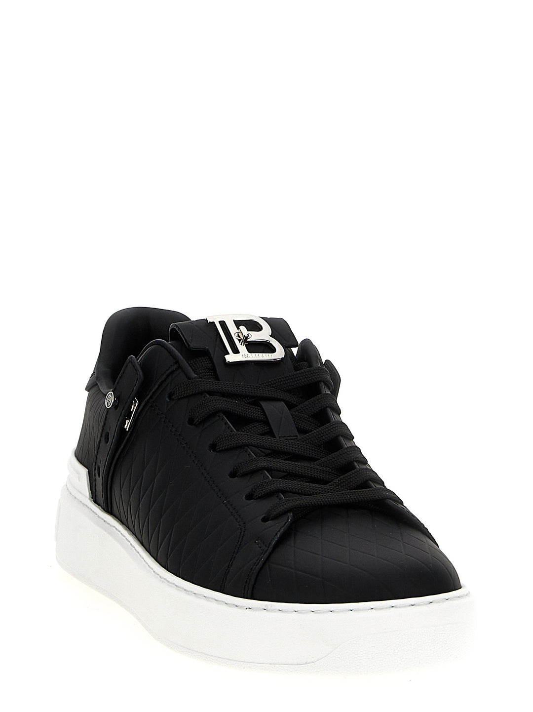 Balmain B-Court B-Buzz Sneakers - Nero | c9c1e1729e6904a83c658135bc5dbe4b69ba276a