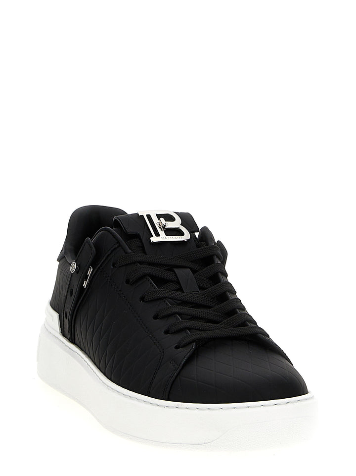 Balmain B-Court B-Buzz Sneakers - Nero | c9c1e1729e6904a83c658135bc5dbe4b69ba276a