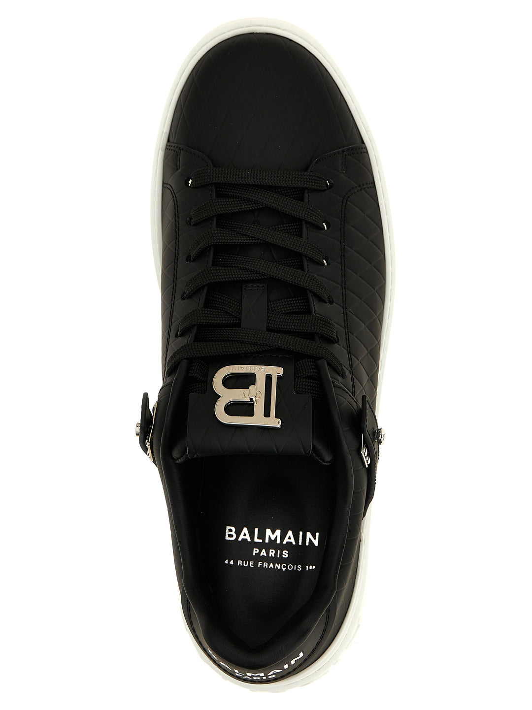Balmain B-Court B-Buzz Sneakers - Nero | 4842cbe6a1f3dc8db2ef508be2676a4442d07e48