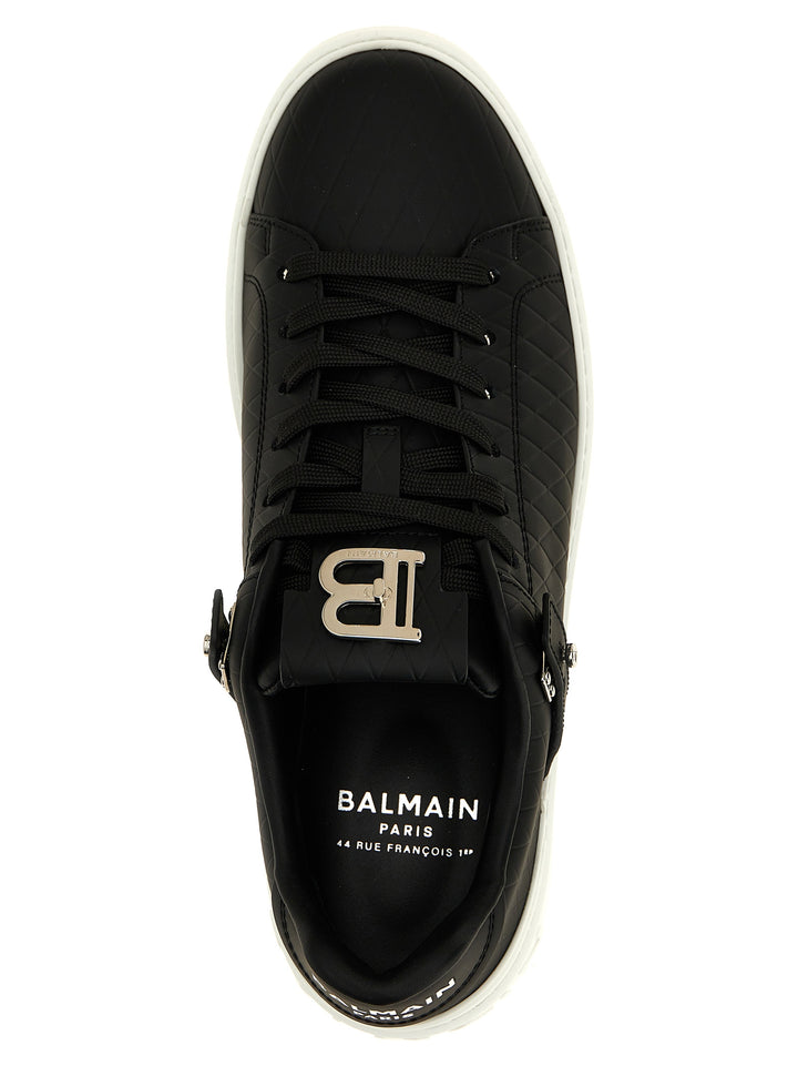 Balmain B-Court B-Buzz Sneakers - Nero | 4842cbe6a1f3dc8db2ef508be2676a4442d07e48
