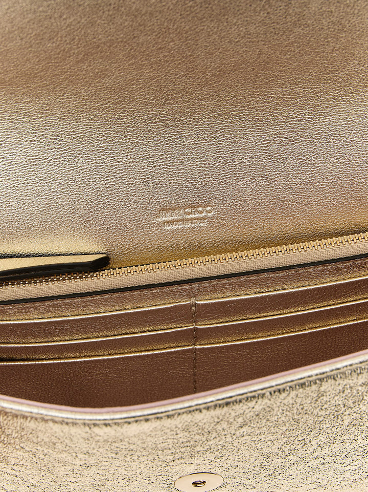 Jimmy Choo Emmie Clutch - Oro | 560a289c331893d847507f9901a1a045512f5b95