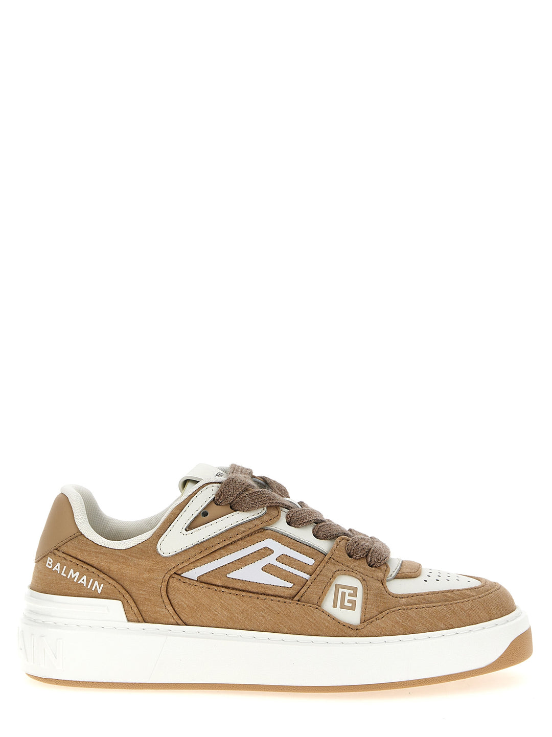 Balmain B-Court Sneakers - Beige | d64095c54bbaaff8c9e2249e81bd045babb23ae0