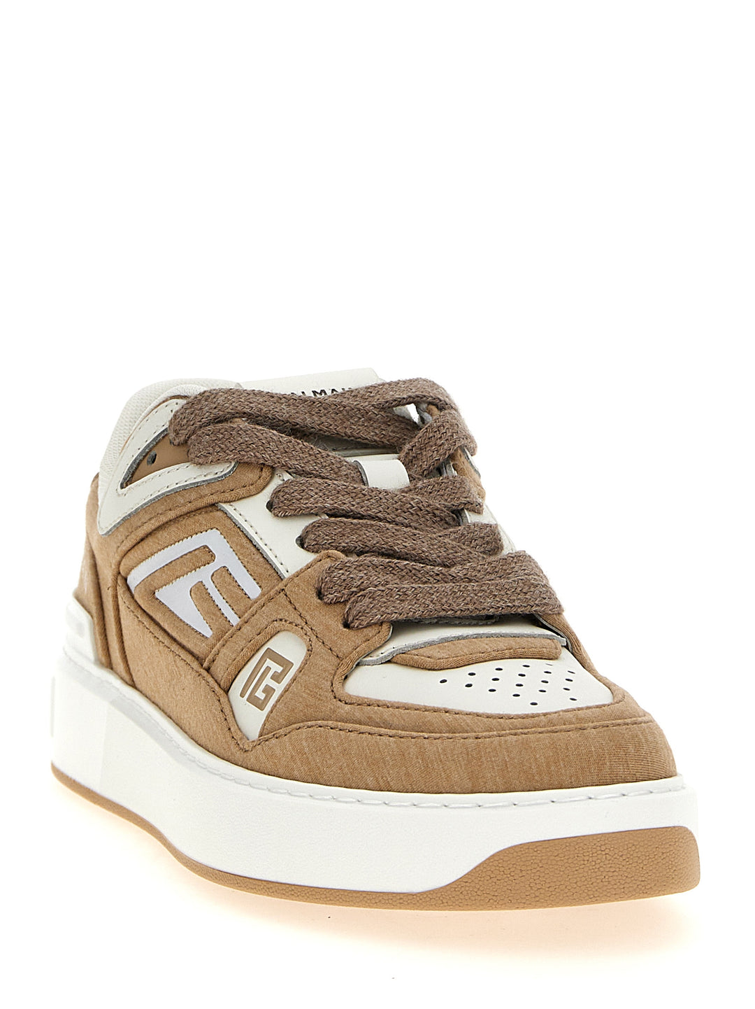 Balmain B-Court Sneakers - Beige | 0e33170816600f59b7f257164b06cc17e9926e55