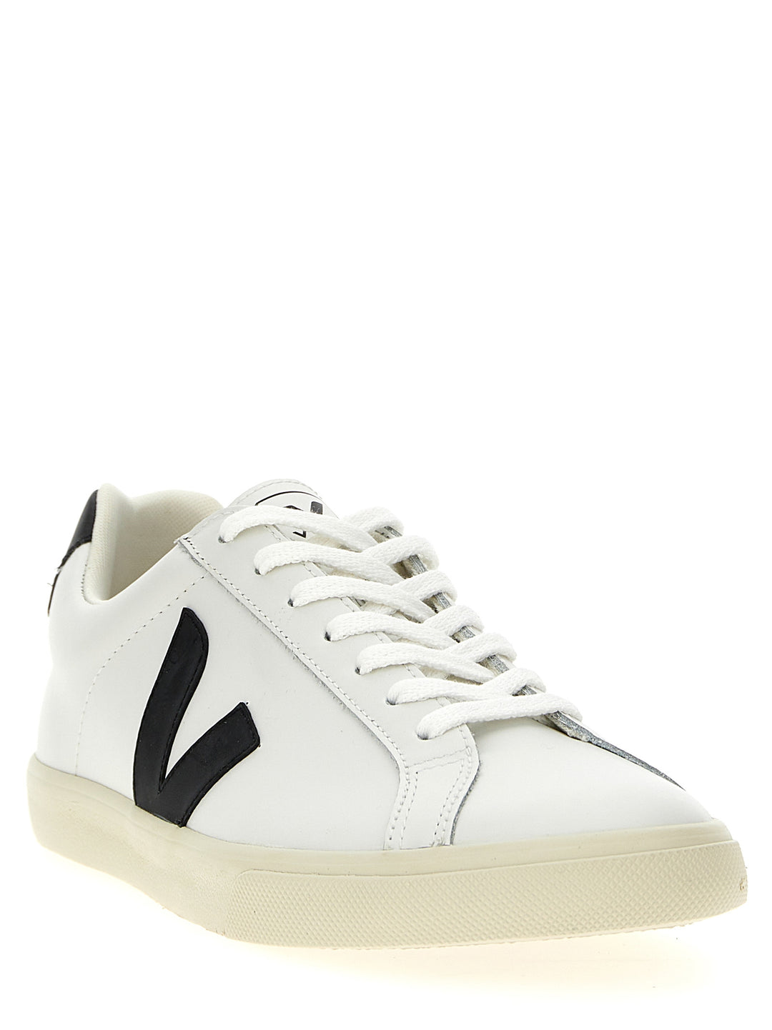 Veja Esplar Logo Sneakers - Bianco/Nero | 4c919e094db8d0aa79f36e393727a08d24d54360