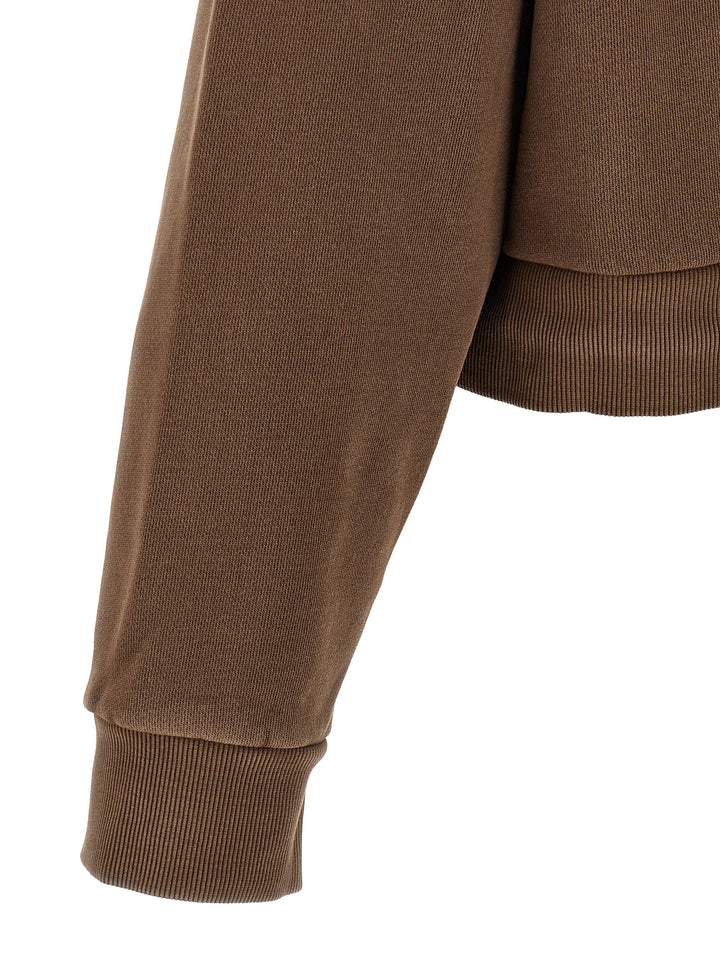 Entire Studios Cropped Hoodie Felpe - Marrone | 5cc5cad236b684ab2dbd3e062023067bc83fe3d1