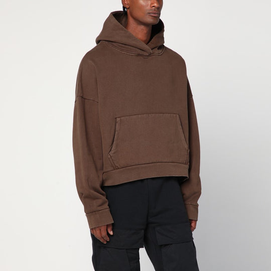 Brown Sweatshirt In Cotton