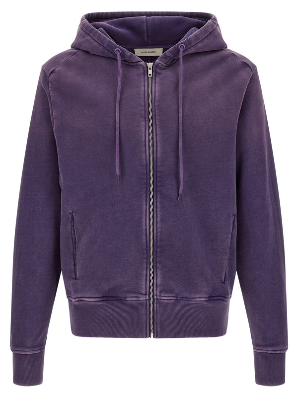 Zip And Hoodie Felpe Viola
