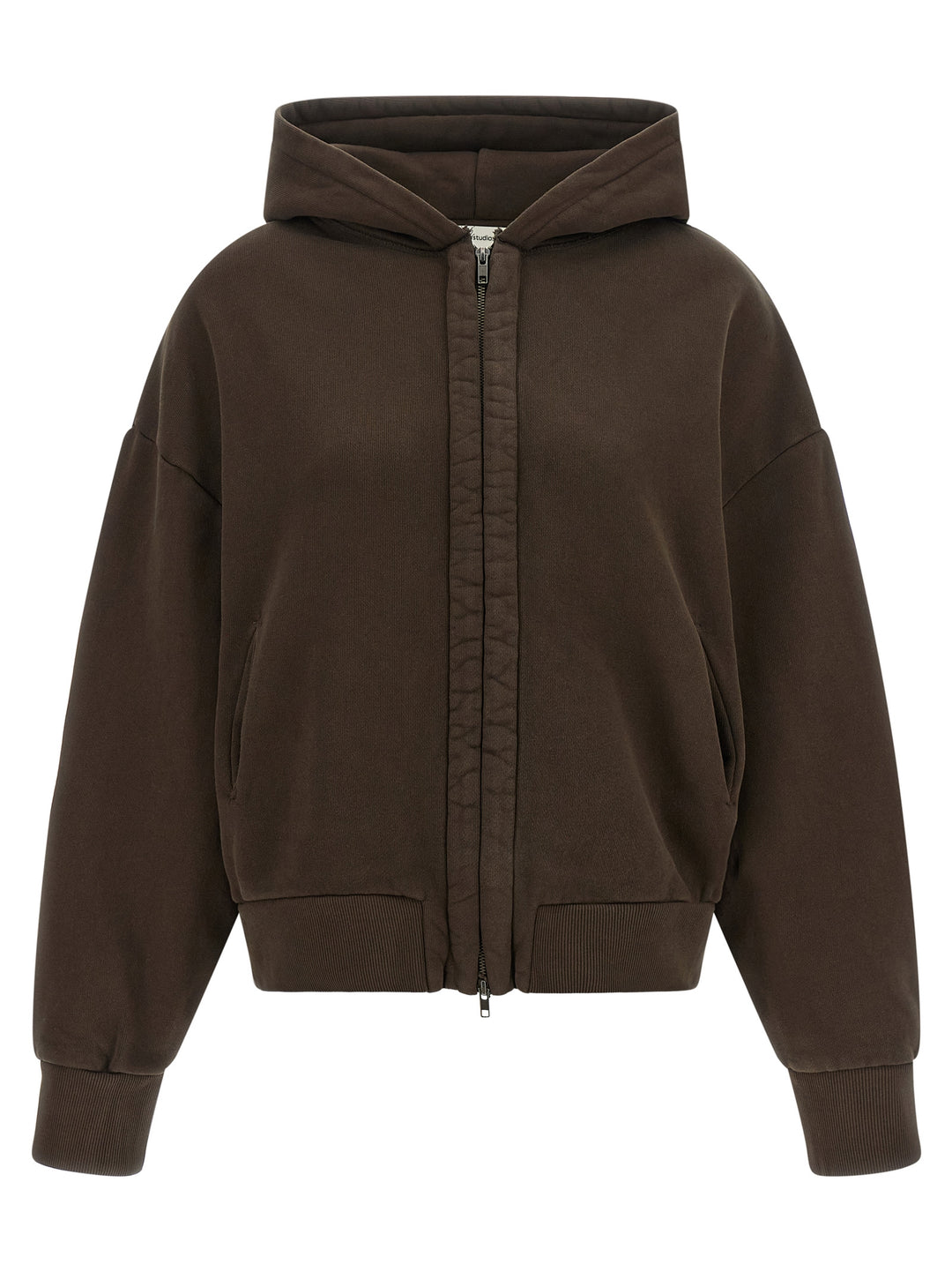 Entire Studios Zipped Hoodie Felpe - Marrone | f4bb0c091209d8c85f625228409d54ff61bc7812