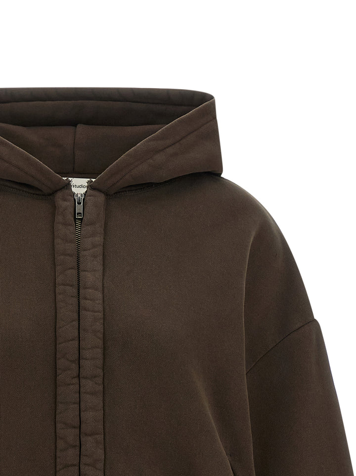 Entire Studios Zipped Hoodie Felpe - Marrone | 7abda67ee03ccc384e48924c801c50b0fc080ea3