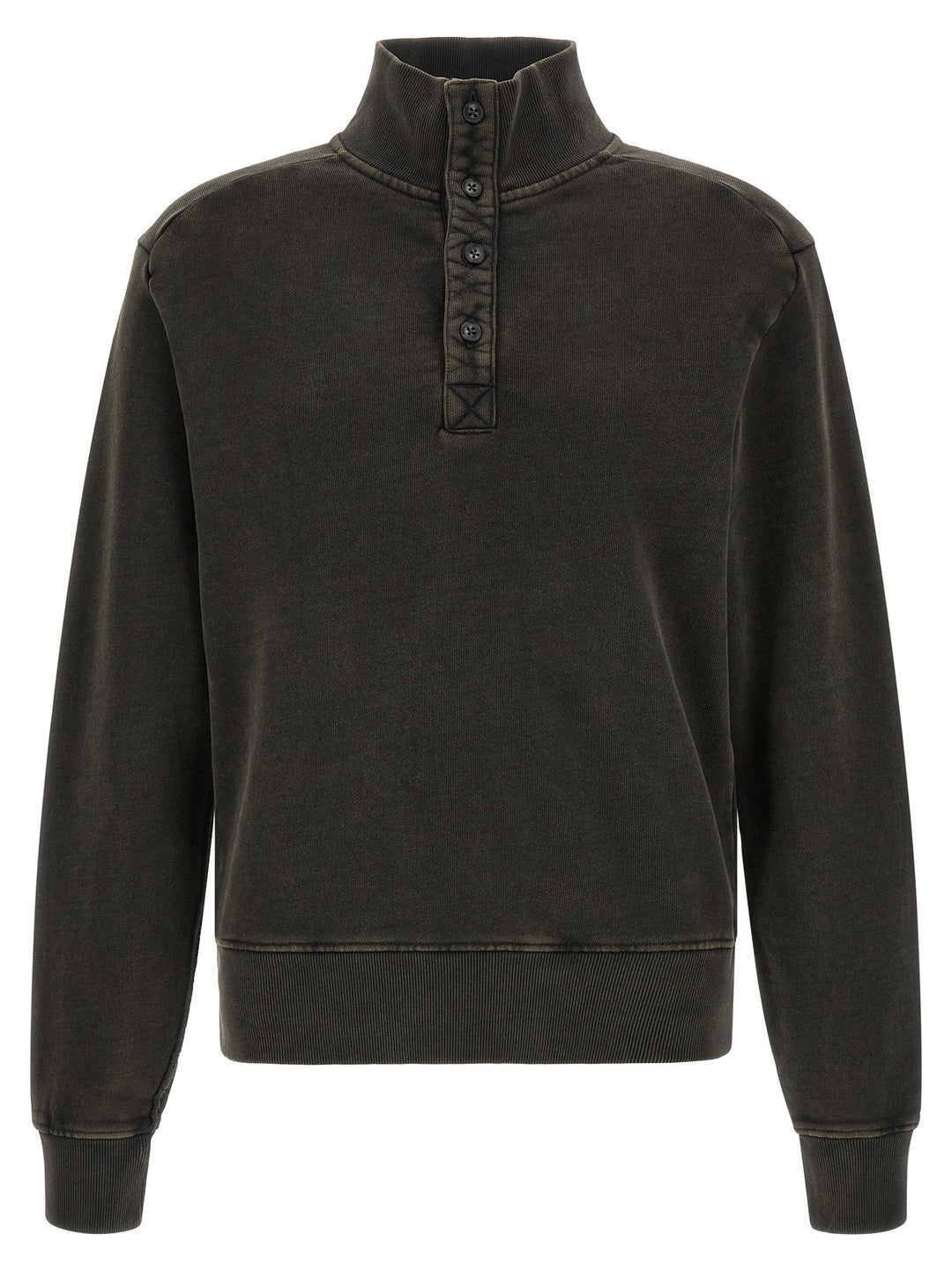 Entire Studios Buttoned Turtleneck Sweatshirt Maglioni - Nero | a6e2f81fc59397644b07c23c58be3769a2bf6b4f