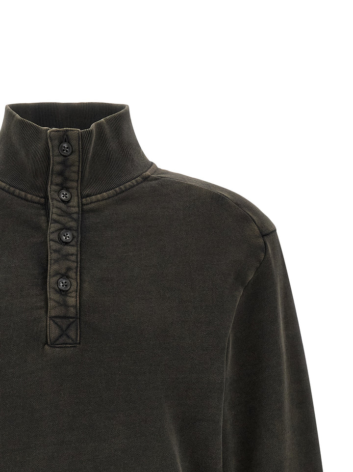 Entire Studios Buttoned Turtleneck Sweatshirt Maglioni - Nero | 5062f255dfac76d634fc5fc00523bfd891494362