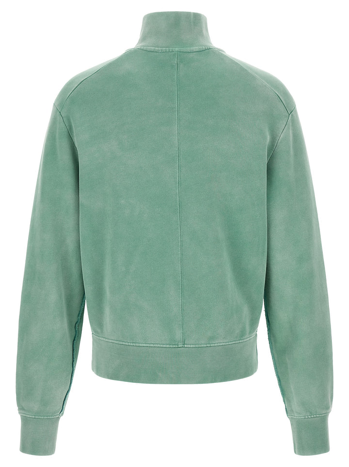Entire Studios Buttoned Turtleneck Sweatshirt Maglioni - Verde | 78ed37a149b473f64ce8e8c4e2c6be66541b04d4