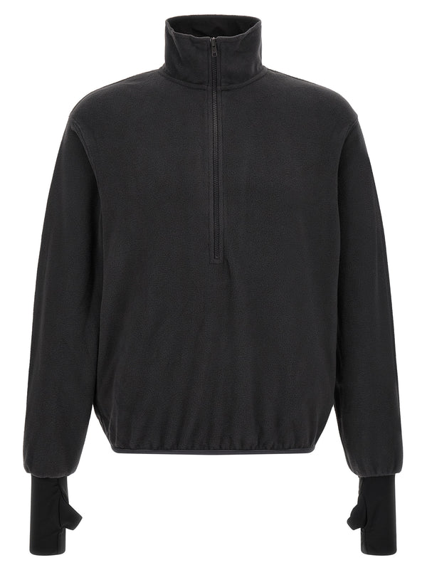 Shell Fleece Pullover Felpe Nero