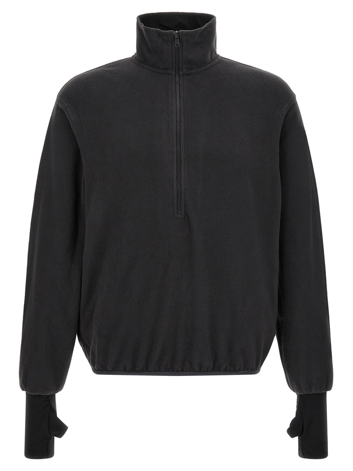 Entire Studios Shell Fleece Pullover Felpe - Nero | c6a3c9f0da7f8a2aa33413551606cb6c3cfd5b12