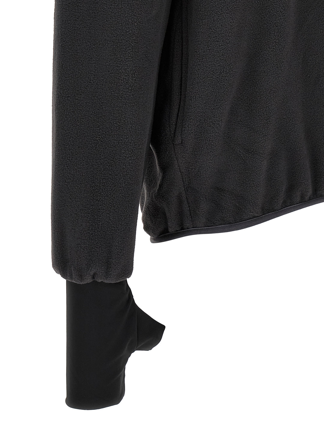 Entire Studios Shell Fleece Pullover Felpe - Nero | e17450963e3e1497f1f3a3f468857b2358dcd7b6