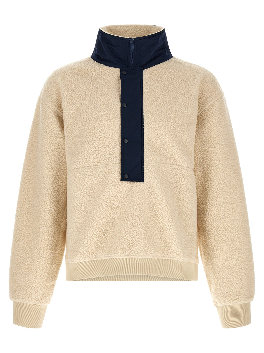 Entire Studios System Half Zip Fleece Felpe - Beige | 99b8b689a76ece018312498c7aa6215759484478