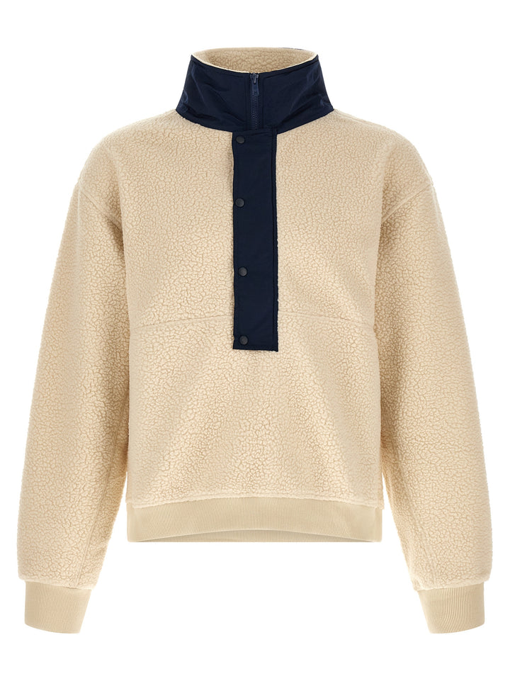 Entire Studios System Half Zip Fleece Felpe - Beige | 99b8b689a76ece018312498c7aa6215759484478