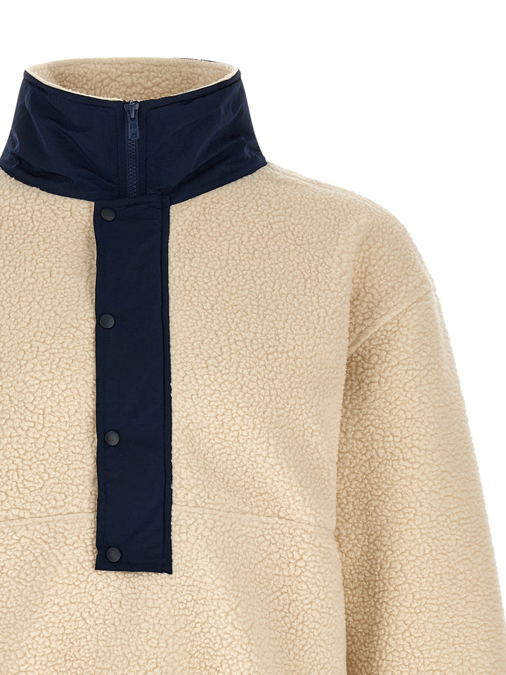 Entire Studios System Half Zip Fleece Felpe - Beige | e7c31238e18cd183ba4e5b0acd6164733f935eb6
