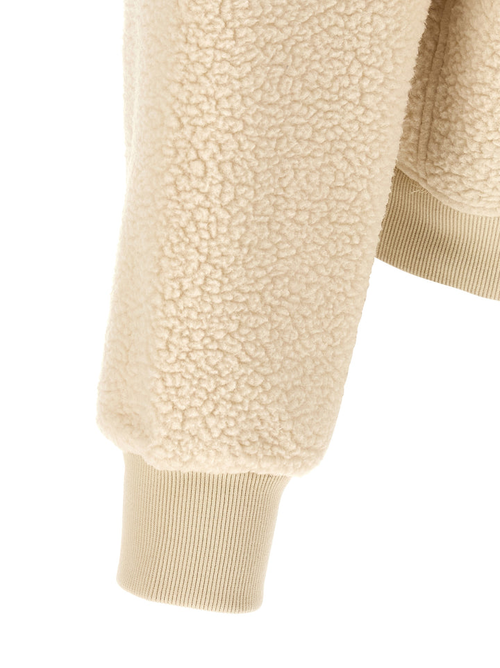Entire Studios System Half Zip Fleece Felpe - Beige | 6ba6fc2c1f6c63fdfefd40691b4990787bd2088b