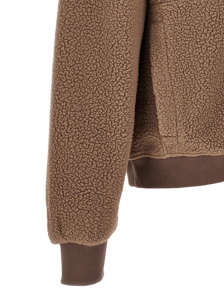 Entire Studios System Half Zip Fleece Felpe - Marrone | fbab26ab9b2ae953e812fb56548bd0197624a3bb