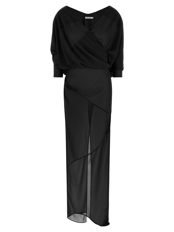 Asymmetrical Skirt Dress Abiti Nero