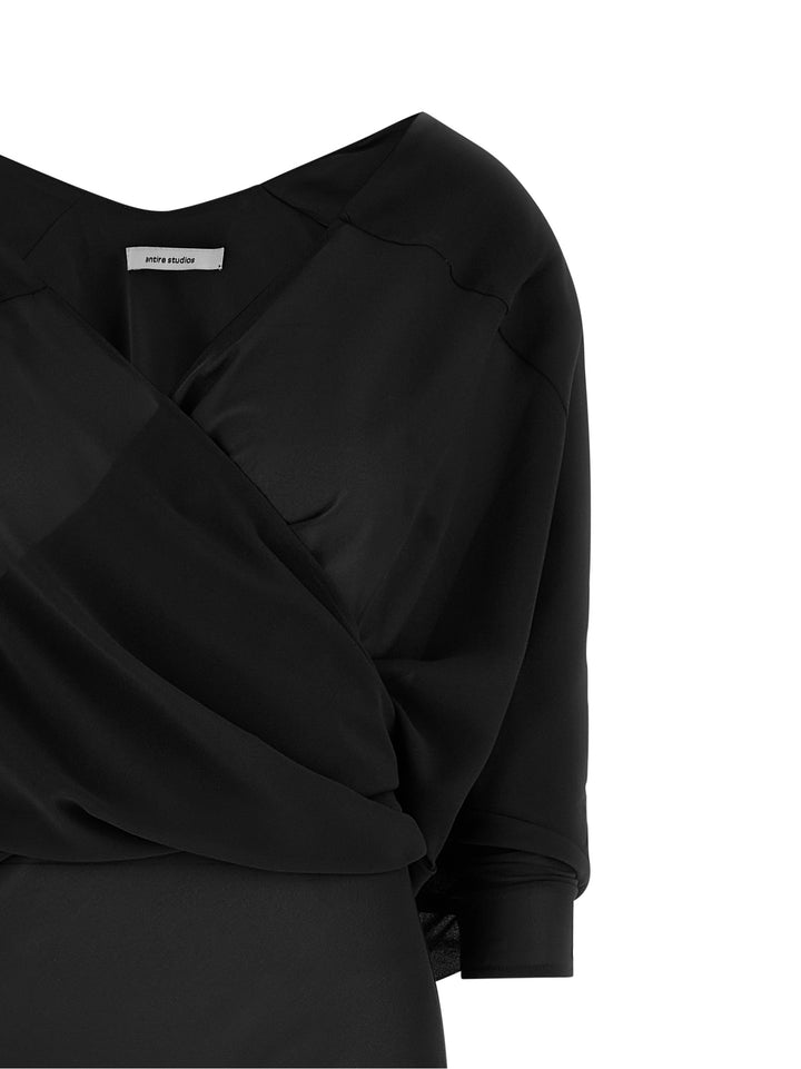 Entire Studios Asymmetrical Skirt Dress Abiti - Nero | 25ebde11084af99eac695509772a8233279e6072