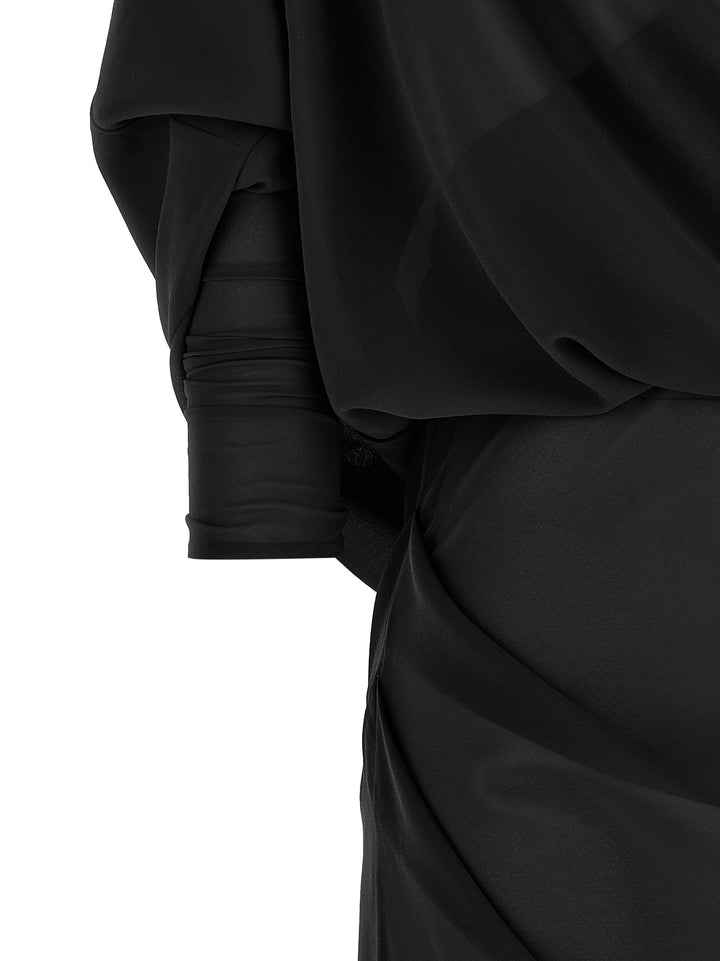 Entire Studios Asymmetrical Skirt Dress Abiti - Nero | 08f67a57d6acad4f279a90f2e60fb6835fe784d6